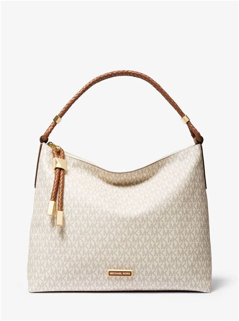 michael michael kors lexington large logo shoulder bag